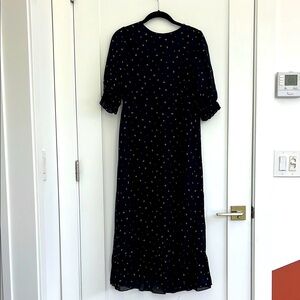 Sanctuary Black Puff Sleeve Sundress